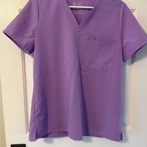 Figs Catarina Scrub Top in Dawn